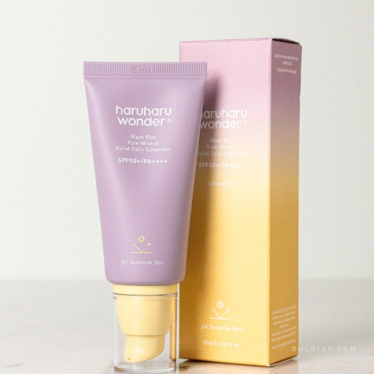 Haruharu Wonder Black Rice Pure Mineral Relief Daily Sunscreen, SPF50+ PA++++