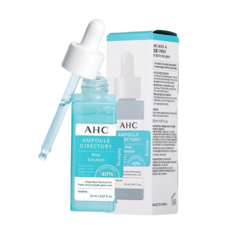 The AHC PHA Solution Ampoule Directory Refining Serum